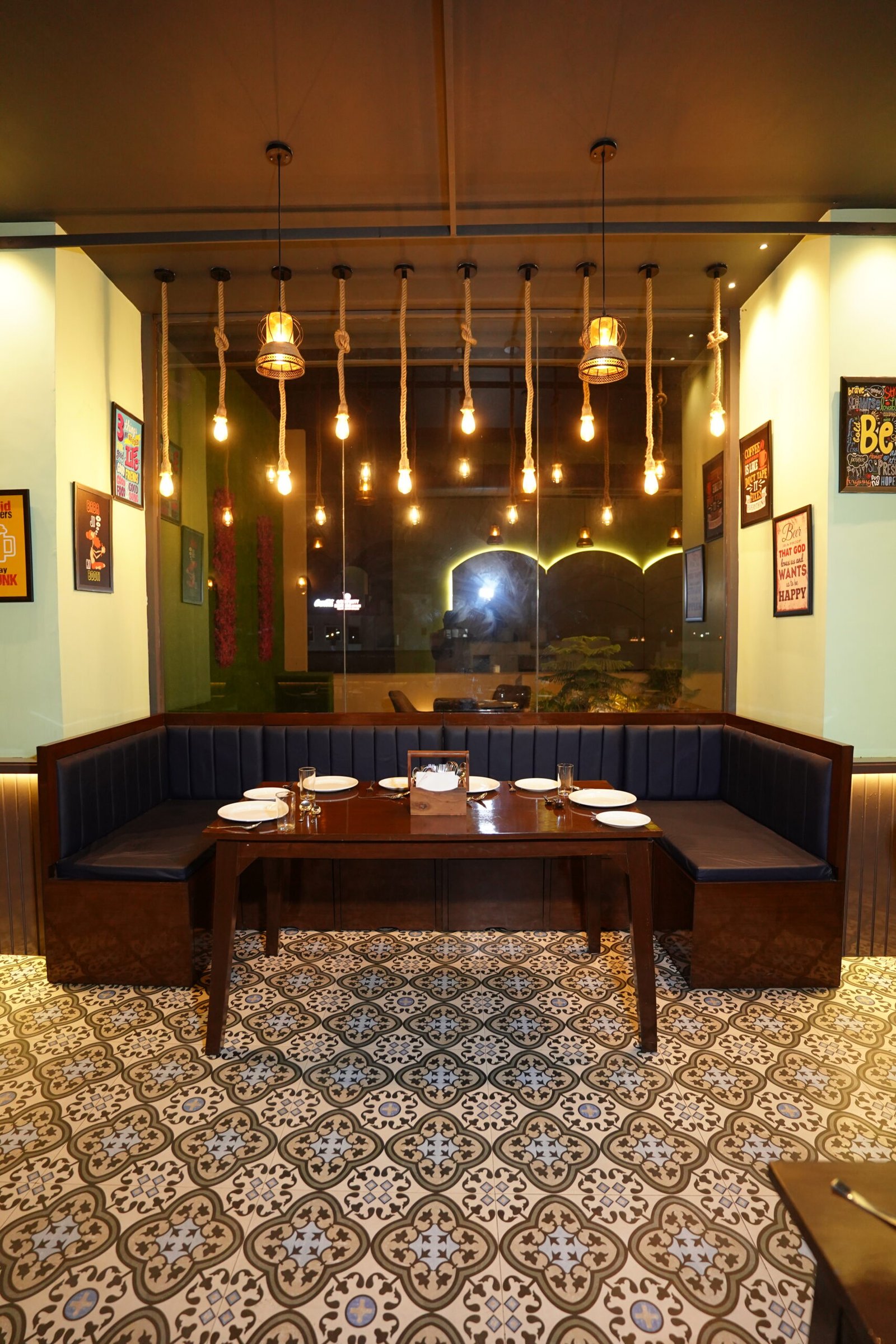 Hotel corridor and interiors